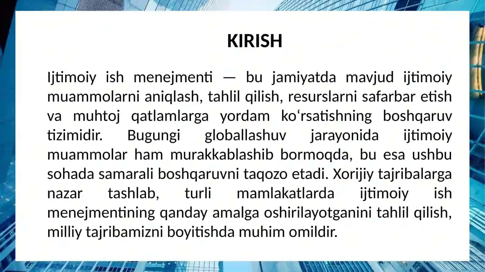 Xorij mamlakatlarida ijtimoiy ish menejmenti tahlili 3