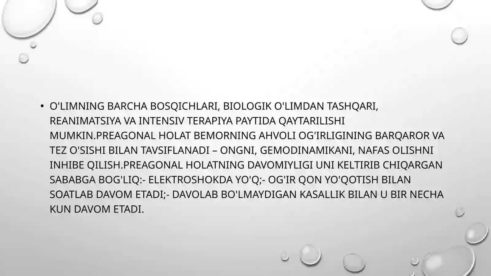TERMINAL HOLAT VA REANIMATSIYA ASOSLARI 3
