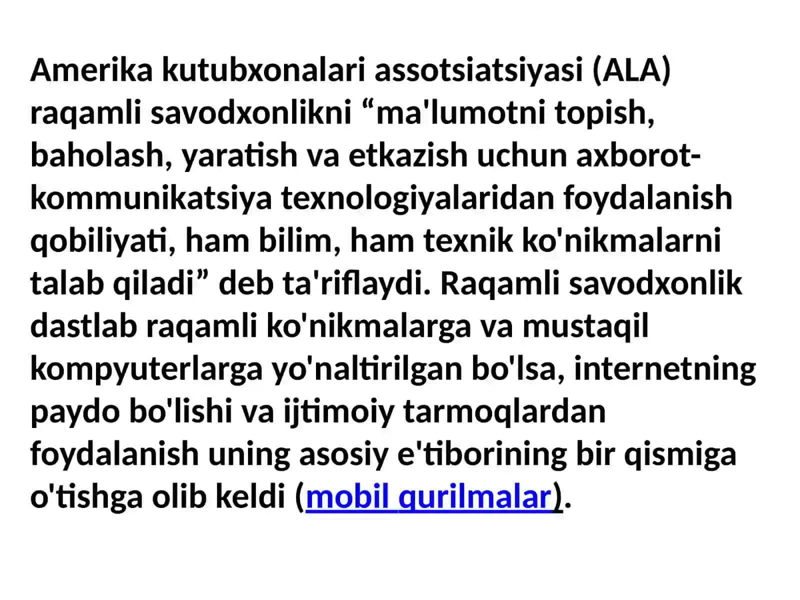Raqamli texnologiyalardan foydalanishning asosiy yo'nalishlari 3