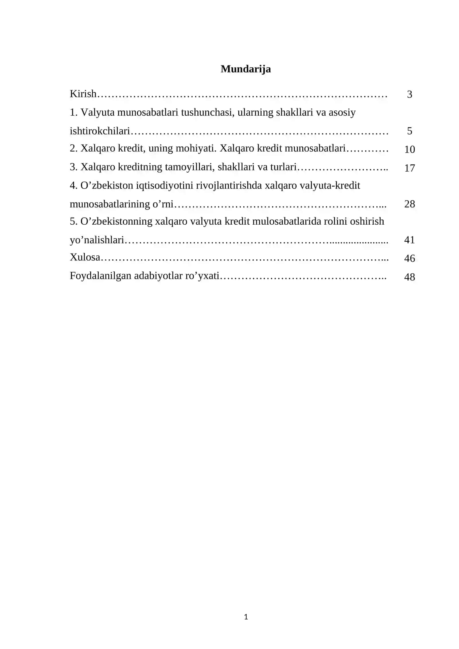 Xalqaro valyuta-kredit munosabatlarinig vujudga kelishi va amal qilishi 3