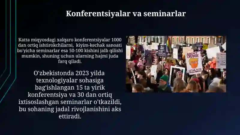 Ommaviy tadbirlarning asosiy tasnifi 3