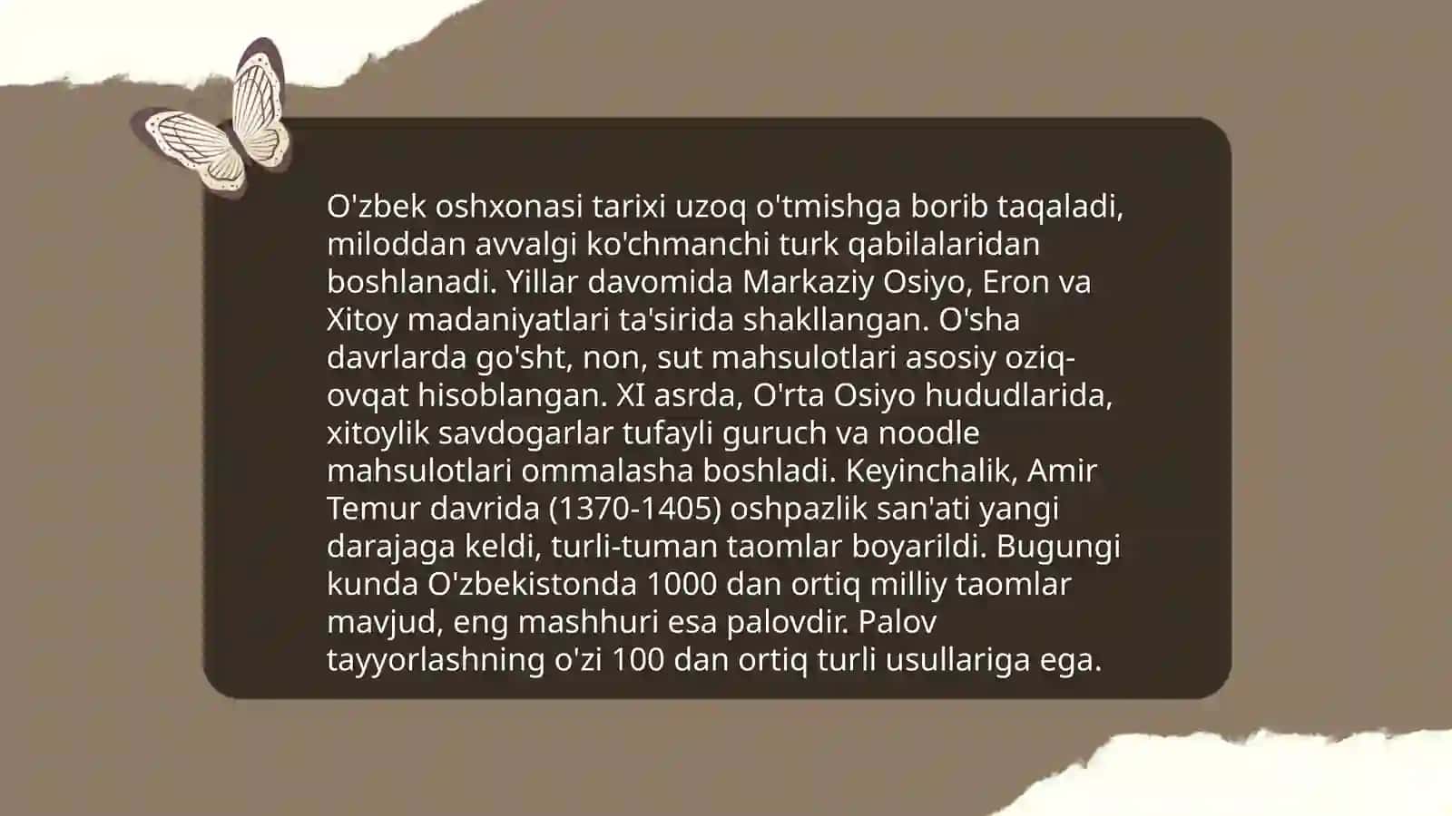 Türk mutfağı konusunda sunum hazırlamak 3