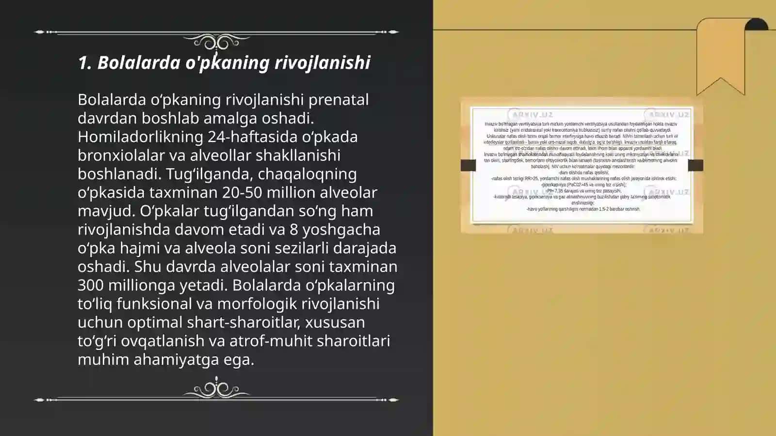 Bolalarda nafas olish tizimining anatomik va funktsional xususiyatlari 3