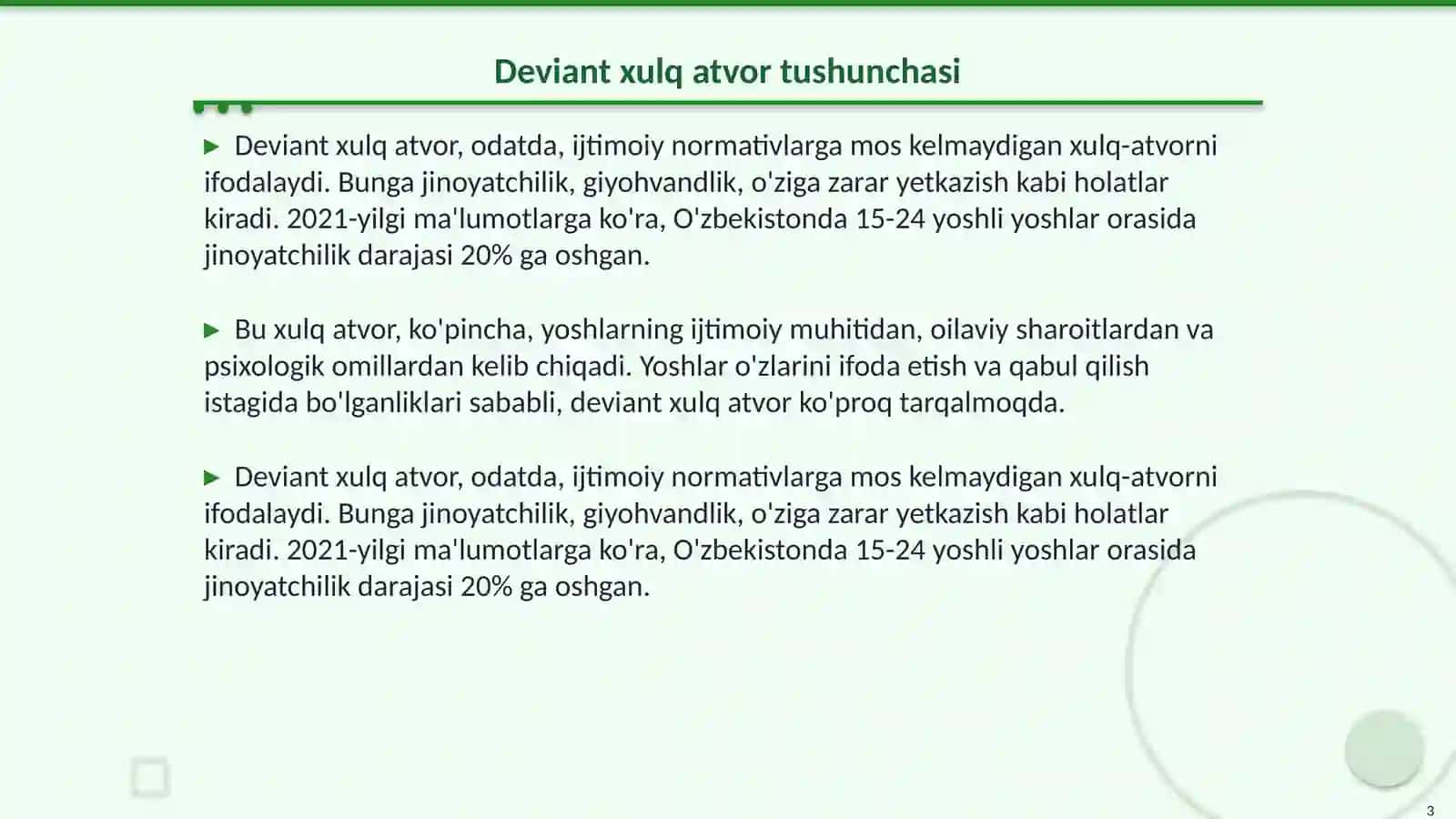 Yoshlar oʻrtasida deviant xulq atvor profilaktikasi 3