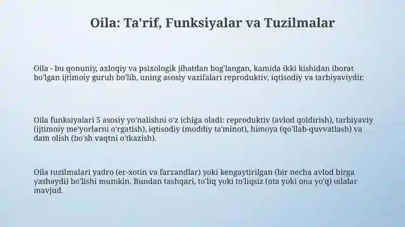 Oilaviy munosabatlar psixologiyasi 3