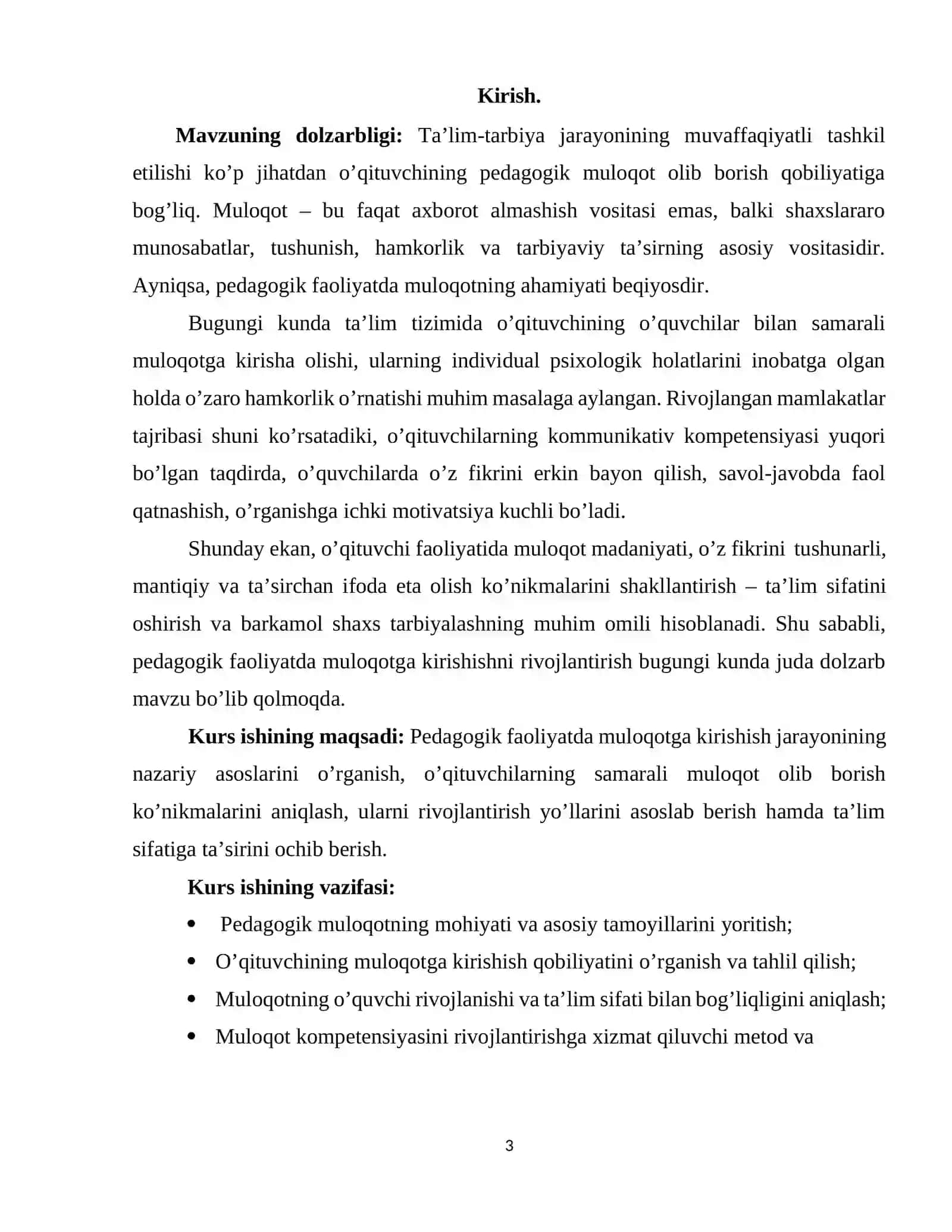 Pedagogik faoliyatni tashkil etishda muloqotga kirishishni rivojlantirish 3