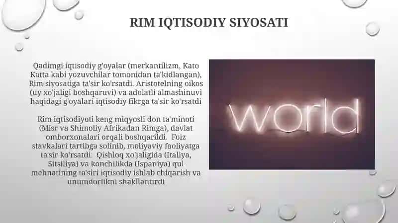 Qadimgi dunyo iqtisodiy gʻoyalari 3