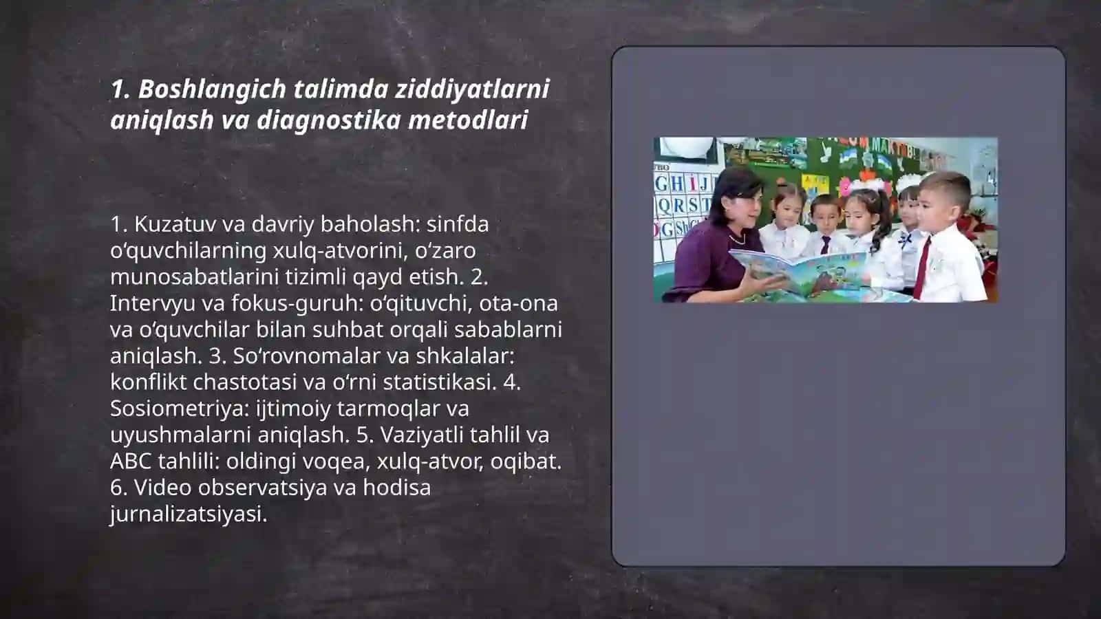 Boshlangich talimda ziddiyatli vaziyatlarni hal qilish pedagogik kampetensiyasi 3