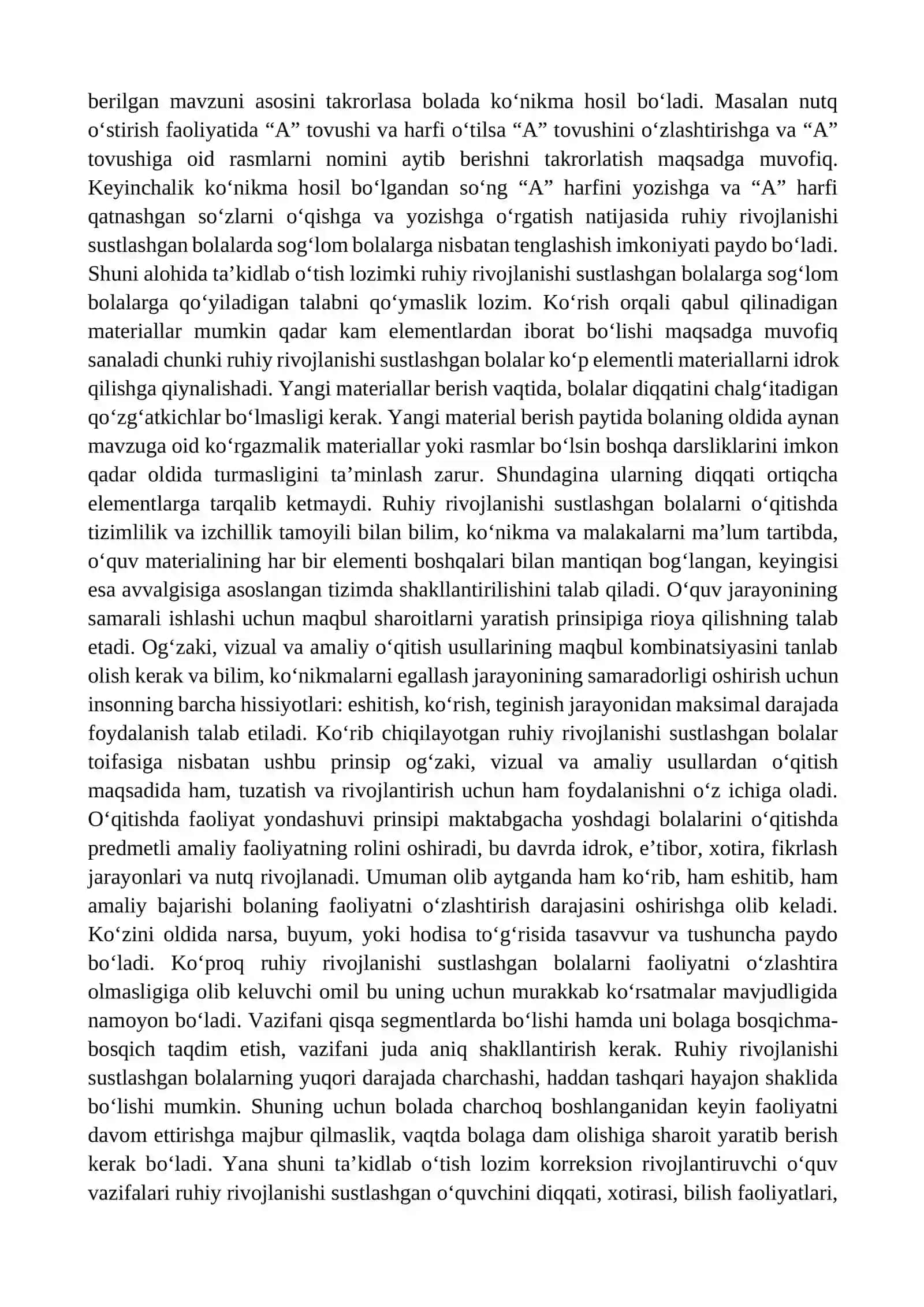 Ruhiy rivojlanishda orqada qolgan bolalarga inklyuzif ta’limni tashkil etish 3