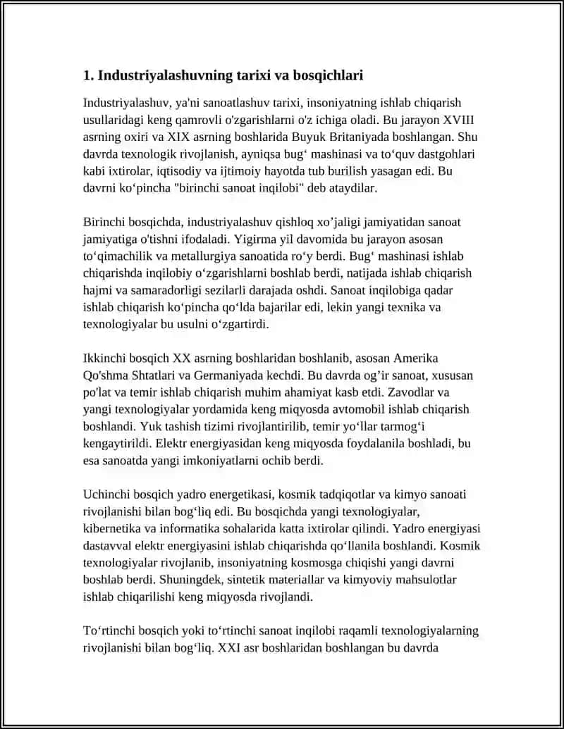 INDUSTRIAL SIVILIZATSIYANING QAROR TOPISHI 3