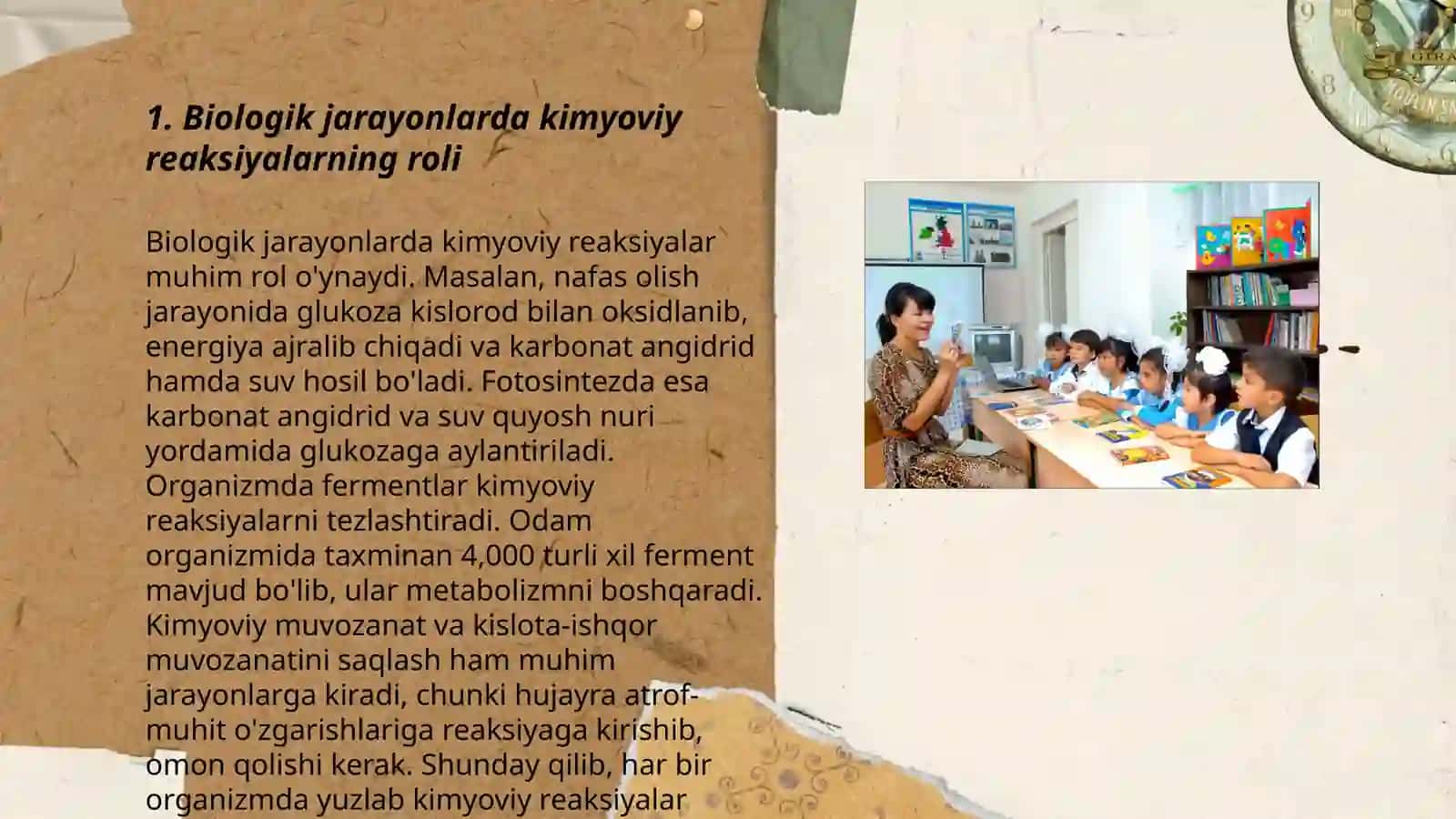 Biologiya o'qitishda kimyo fani bilan fanlararo bog'lanishini amalga oshirish yo'llari 3