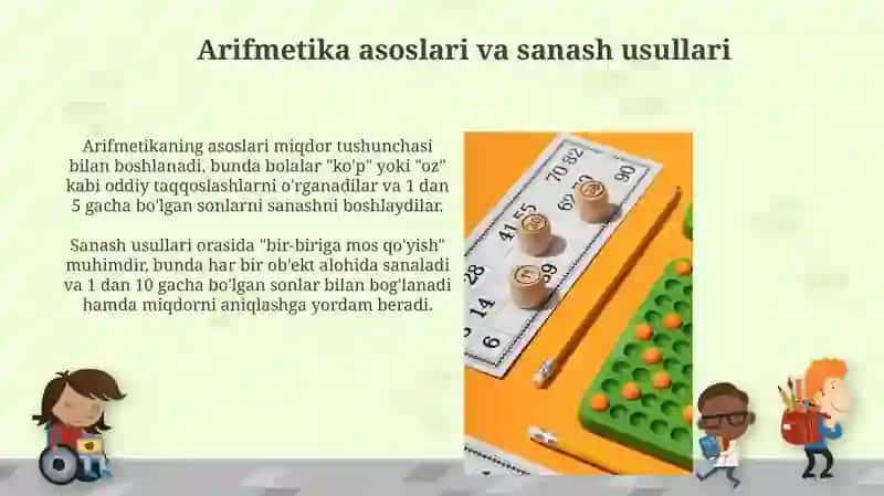 Arifmetika asoslari va sanash usullari 3