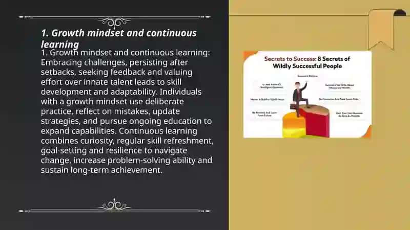 Growth mindset and continuous learning 3