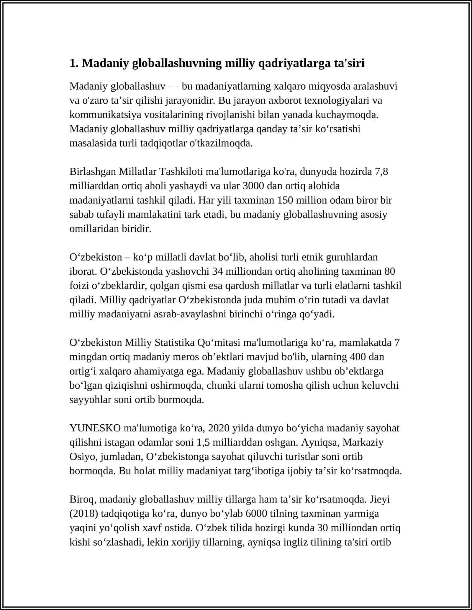 MADANIY GLOBALLASHUVNING SALBIY VA IJOBIY TOMONLARI 3