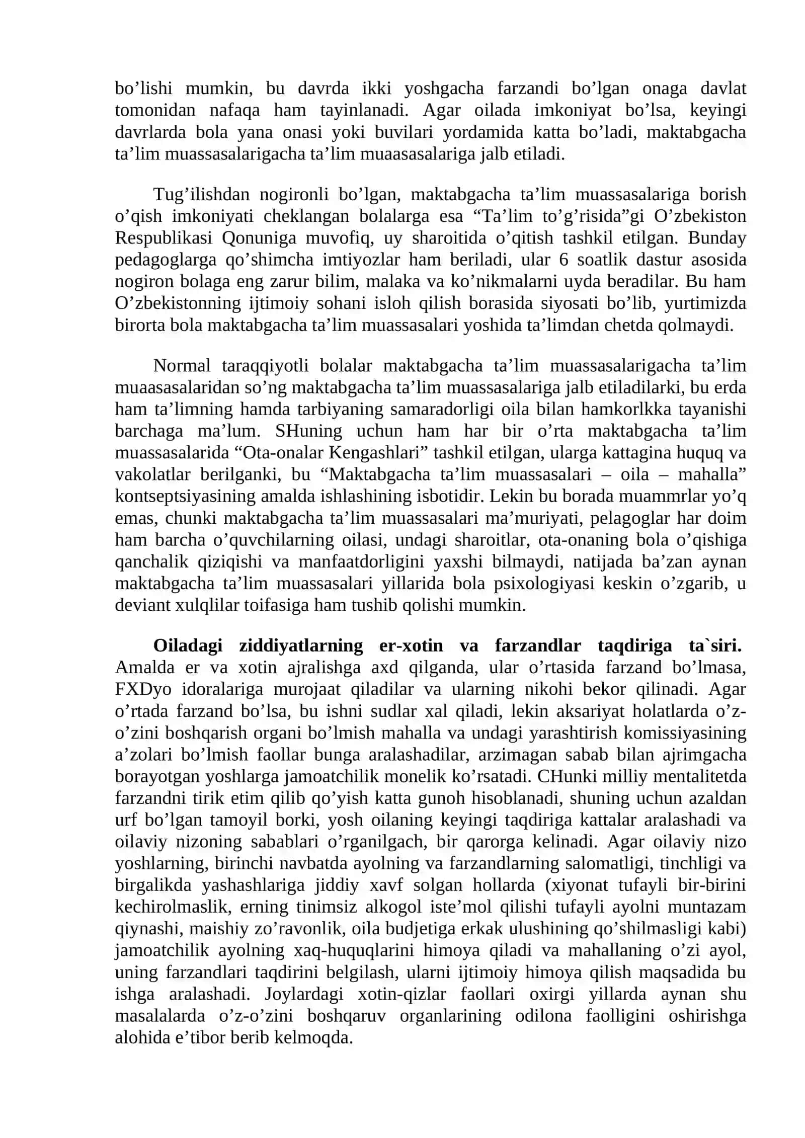 Ta'lim - tarbiya jarayonida hamkorlik va oila bilan ishlashning shakllari 3
