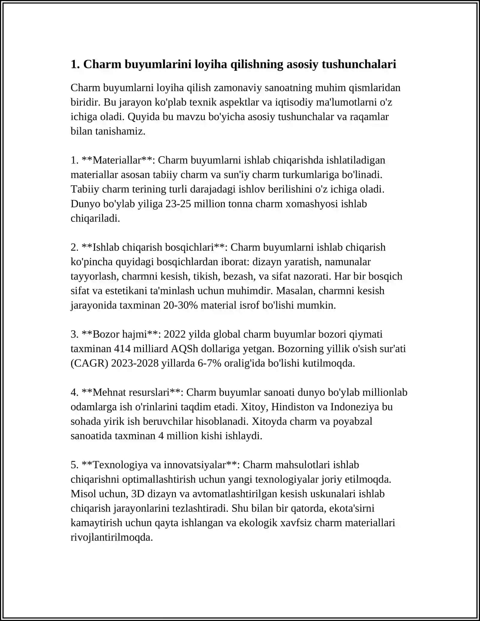CHARM BUYUMLARINI LAYIHALASH HAQIDA UMUMIY TUSHUNCHA, POYABZAL USTKI DETALLARINI LOYIHALASHDA QO'LLANILADIGAN USULLAR 3