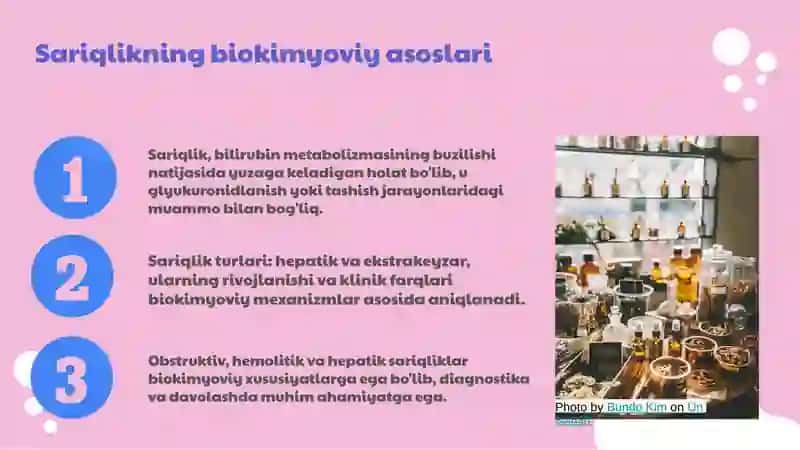 Sariqlikning biokimyoviy jihatdan differensial tashxisi 3