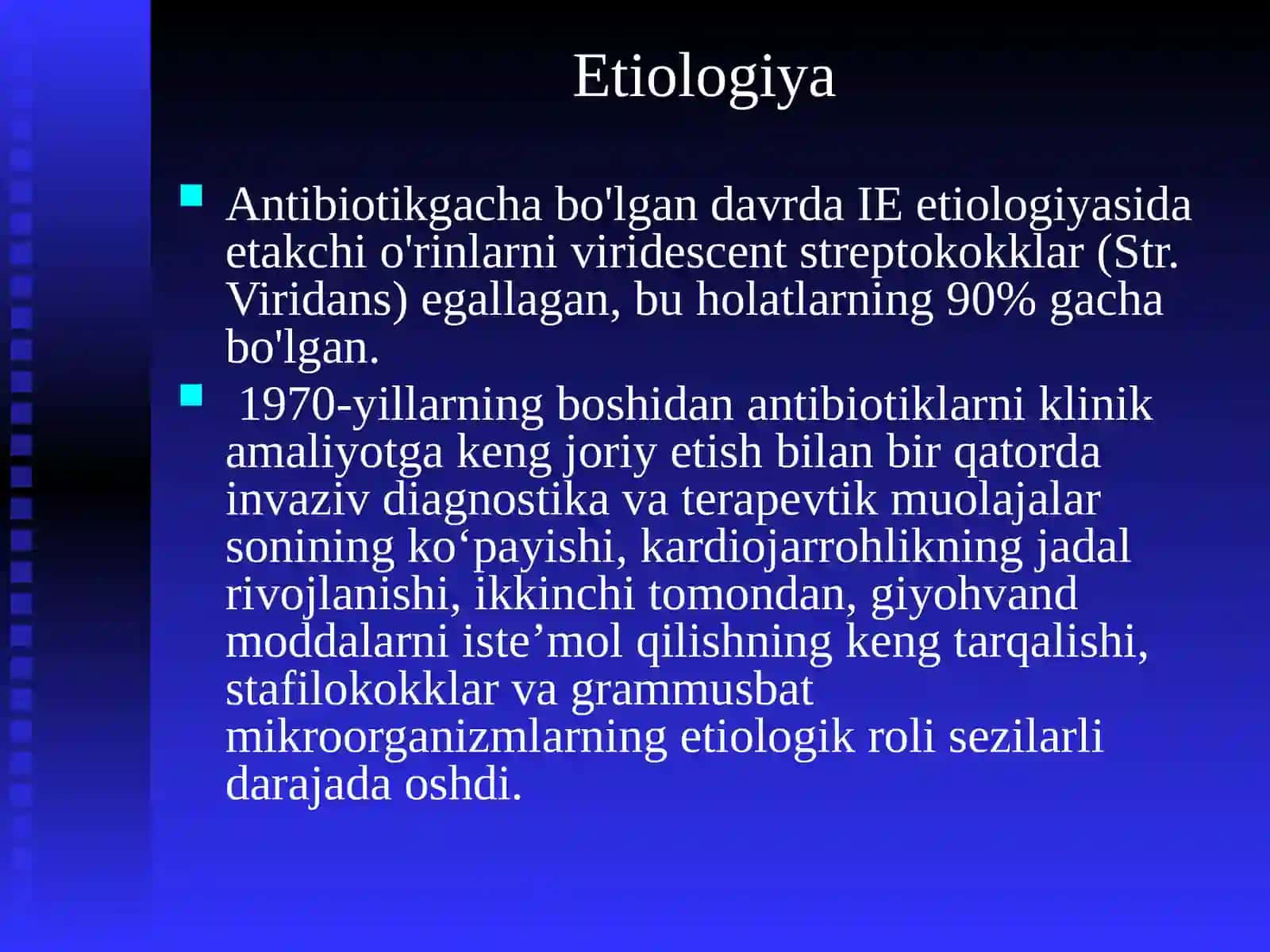Infeksionendokardit (IE) 3