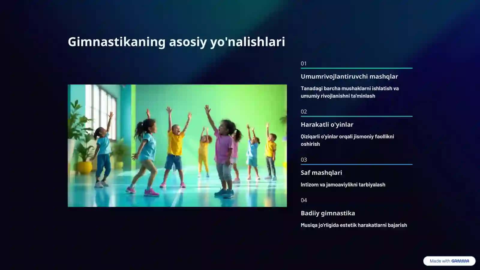 Gimnastika komplekslari 3