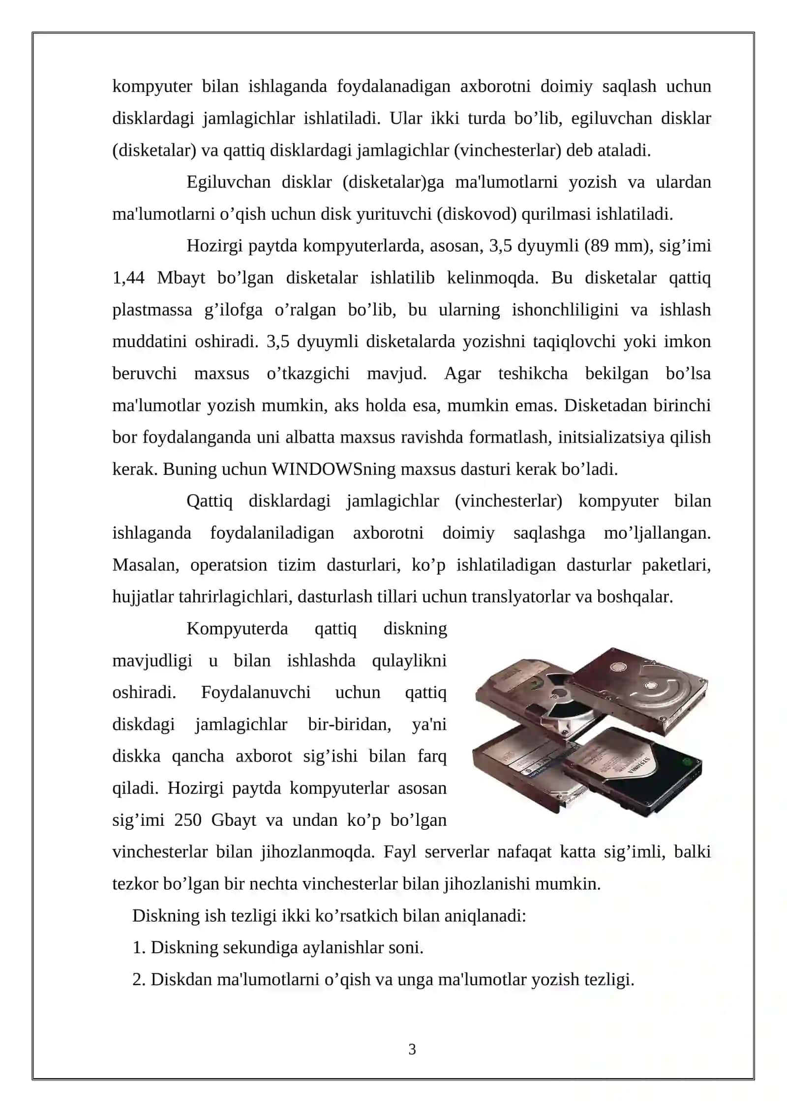 Qurilmalar vazifasi va ishlash prinsipi 3