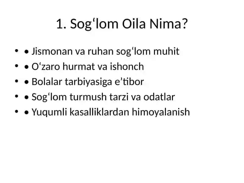 Sog‘lom Oila Shakllantirish Bo‘yicha Maslahatlar 3