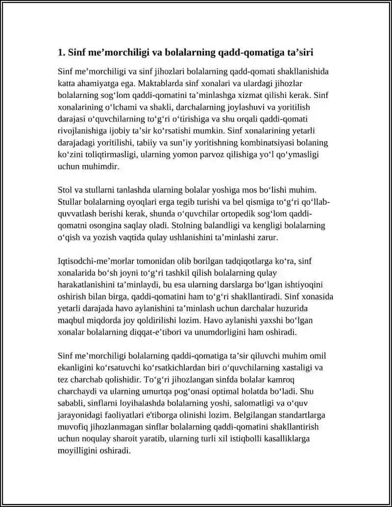 BOLALARNING QAD-QOMATINI SHAKLLANISHIGA SINF VA SINF JIHOZLARINING TAʼSIRI 3