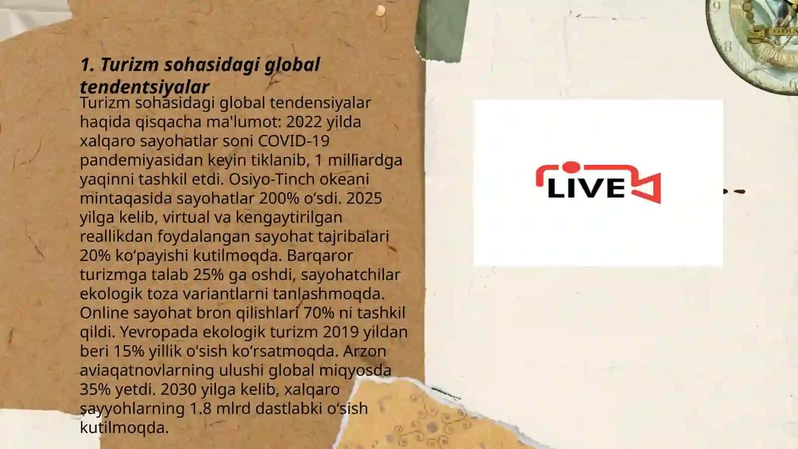 UNWTO Ning faoliyati va barometrik tahlili 3