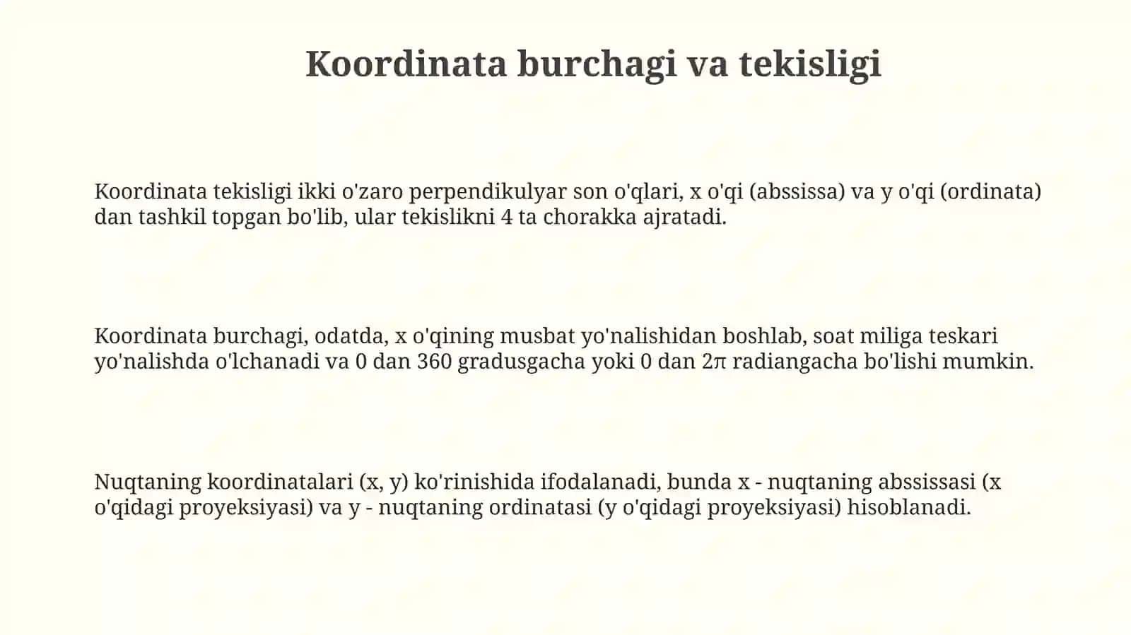 Koordinataburchagi.Soddagrafiklar 3