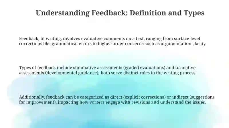 Understanding Feedback: Definition and Types 3