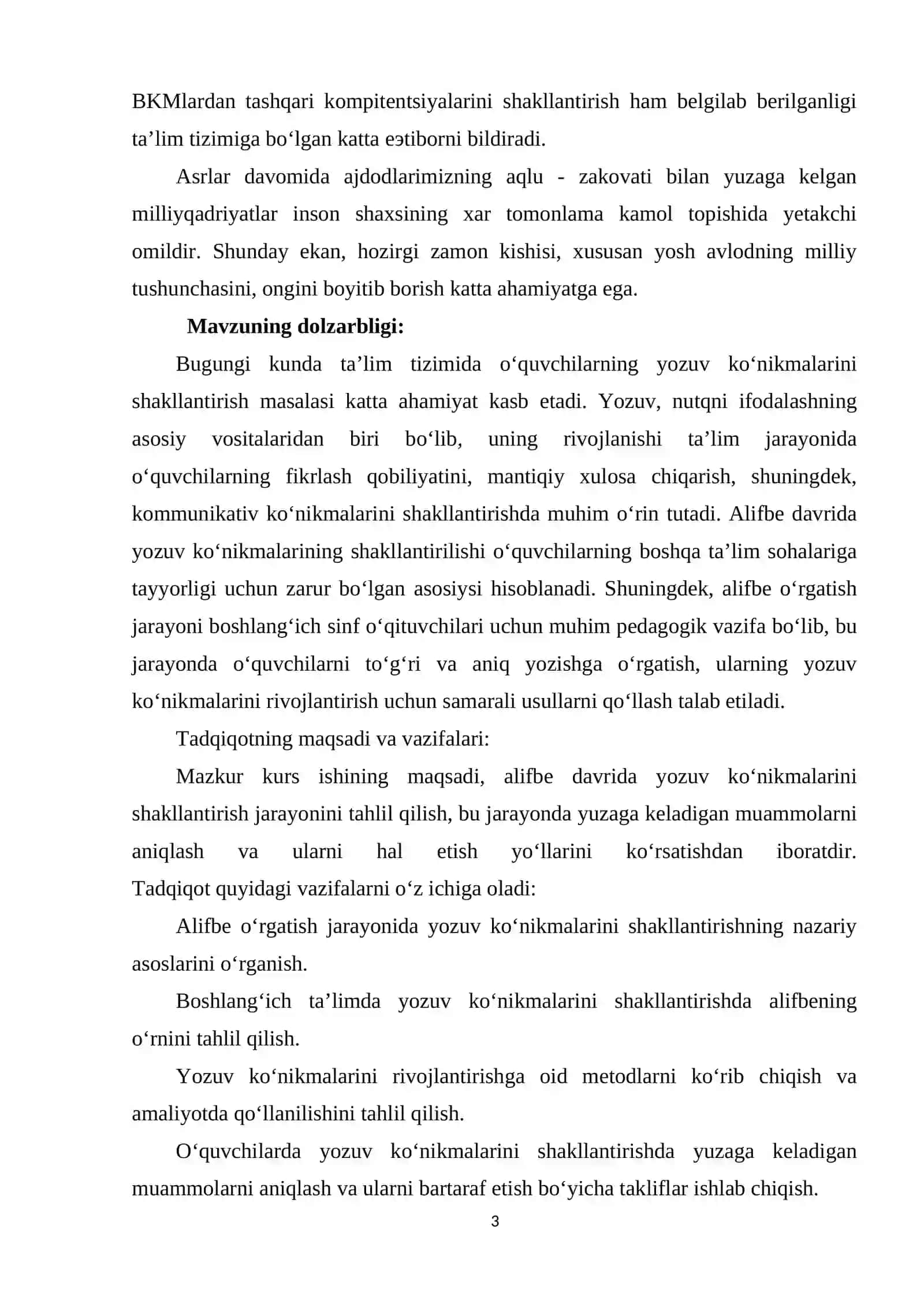 SAVOD O‘RGATISH DAVRI YOZUV DARSLARIDA IMLO USTIDA ISHLASH 3