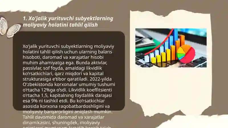 Xo’jalik yurituvchi subyektlarning faoliyati tahlili 3