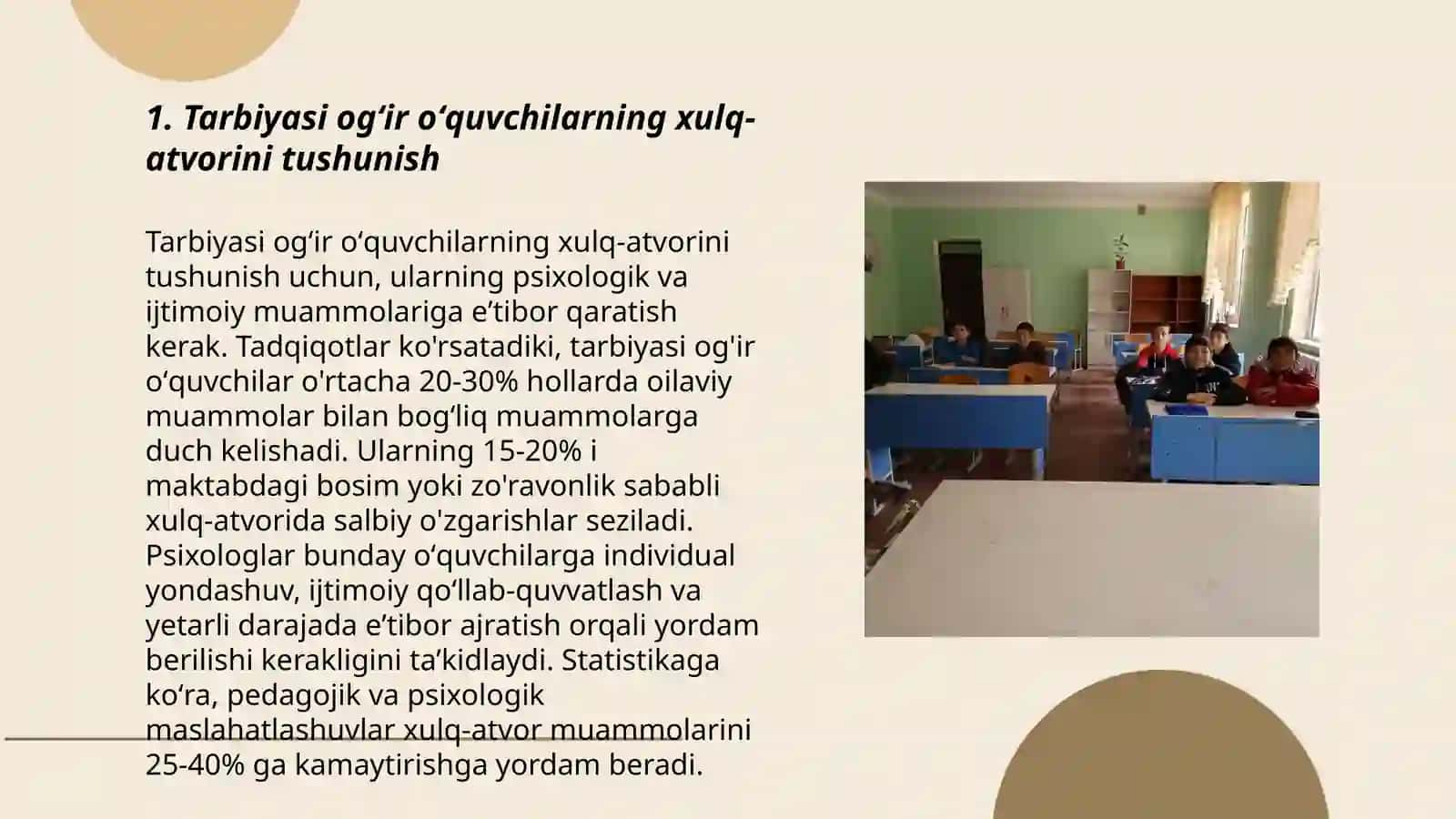 22-maktab tashkilotida tarbiyasi ogʻir oʻquvchilar bilan shugʻullanish 3