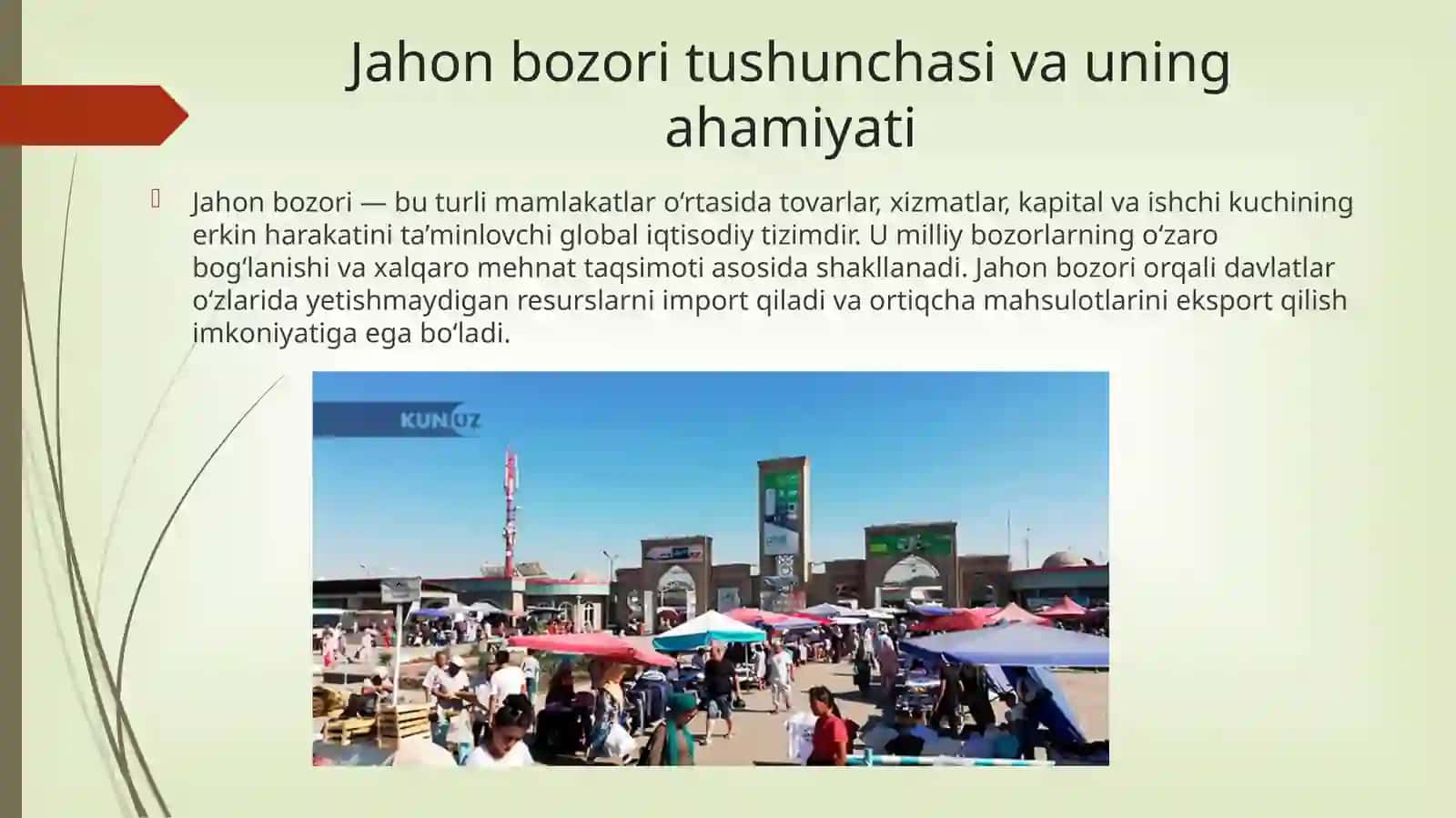 Jahon bozori 3
