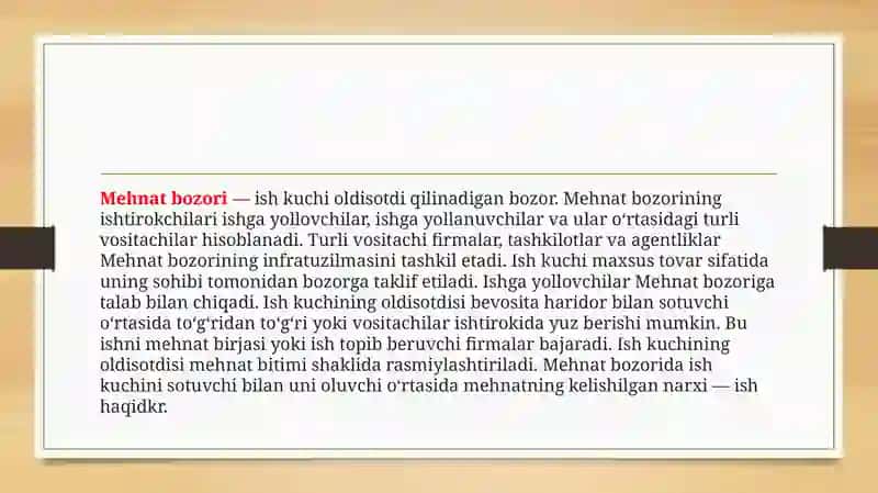 O‘zbekiston Respublikasida mehnat bozorining shakllanishi va ishsizlikning o‘ziga xos xususiyatlari 3