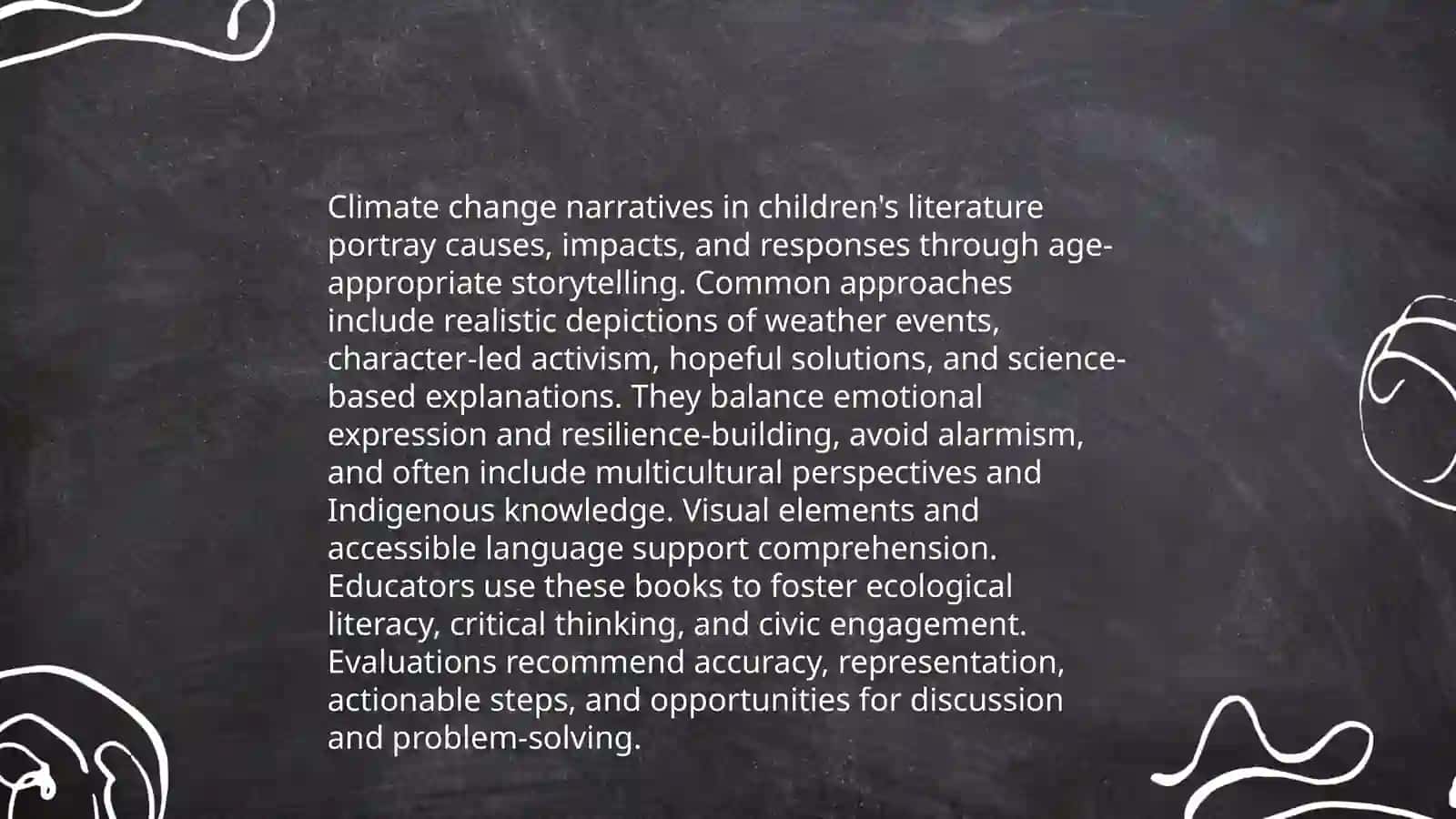 Environmental themes in children's lieterature 3