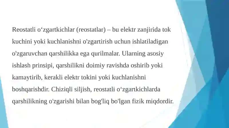 Chiziqli Siljishning Hisoblanishi 3