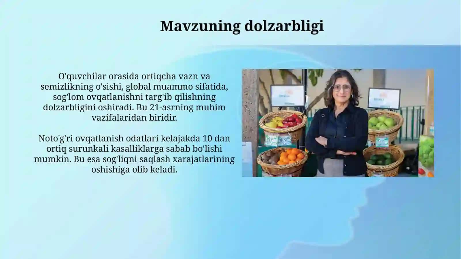 Sog‘lom ovqatlanish qoidalarini o‘quvchilarga singdirishmetodikasi 3