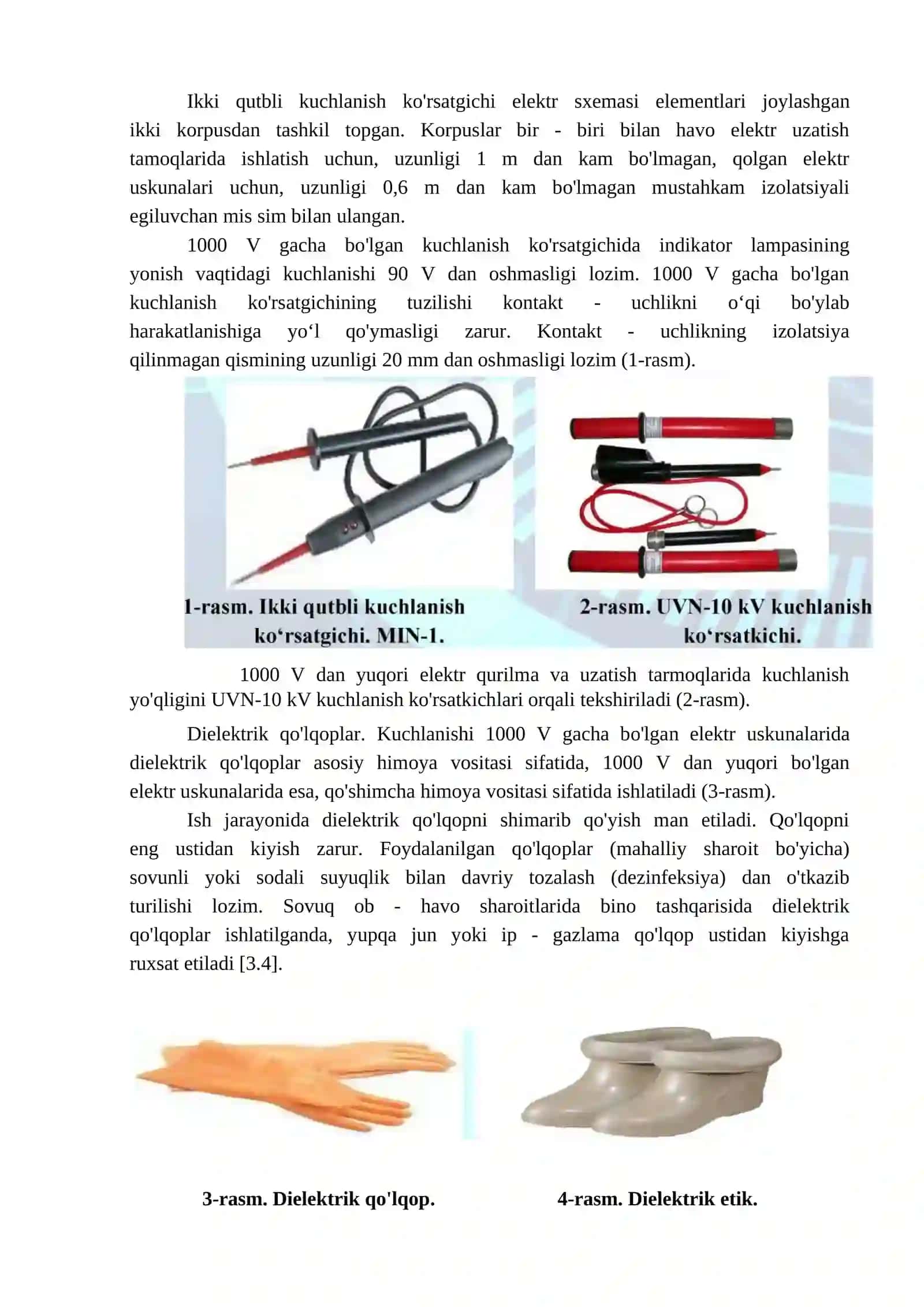 Elektr tokidan himoya qiluvchi vositalarni sinash 3