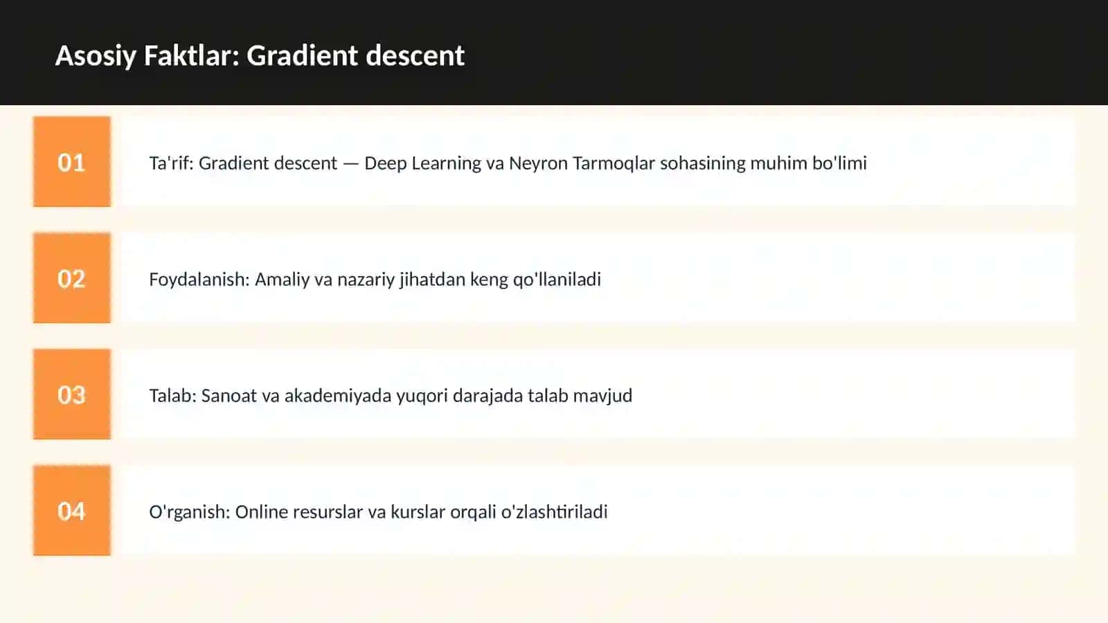 AI | DEEP LEARNING VA NEYRON TARMOQLAR 3