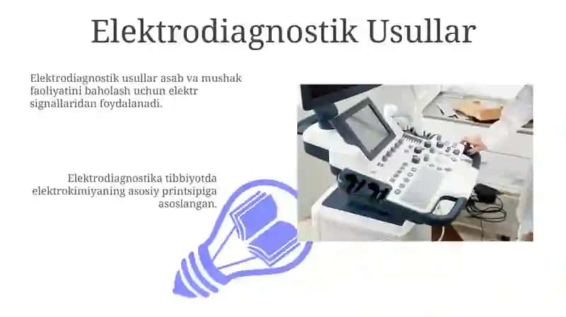 Elektrokimyo- tibbiyotda elektrodiagnostika asosi 3