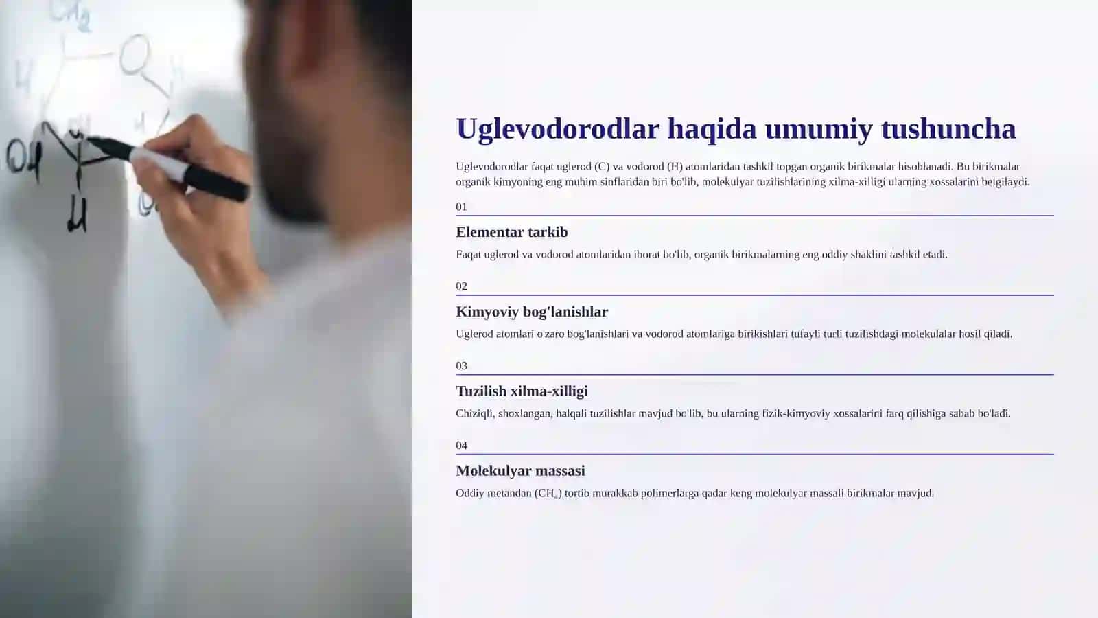 Uglevodorodlarning tabiiy manbalari va qayta ishlash mahsulotlaridan samarali foydalanish 3