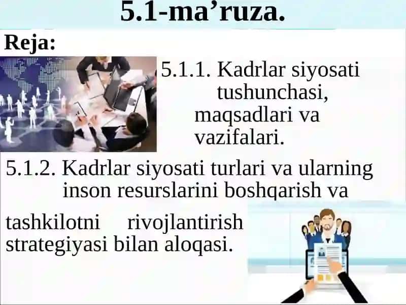 MENEJMENTASOSLARI INSON RESURSLARINI BOSHQARISH 3