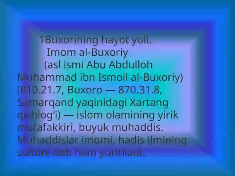 Imomal-Buxoriy 3