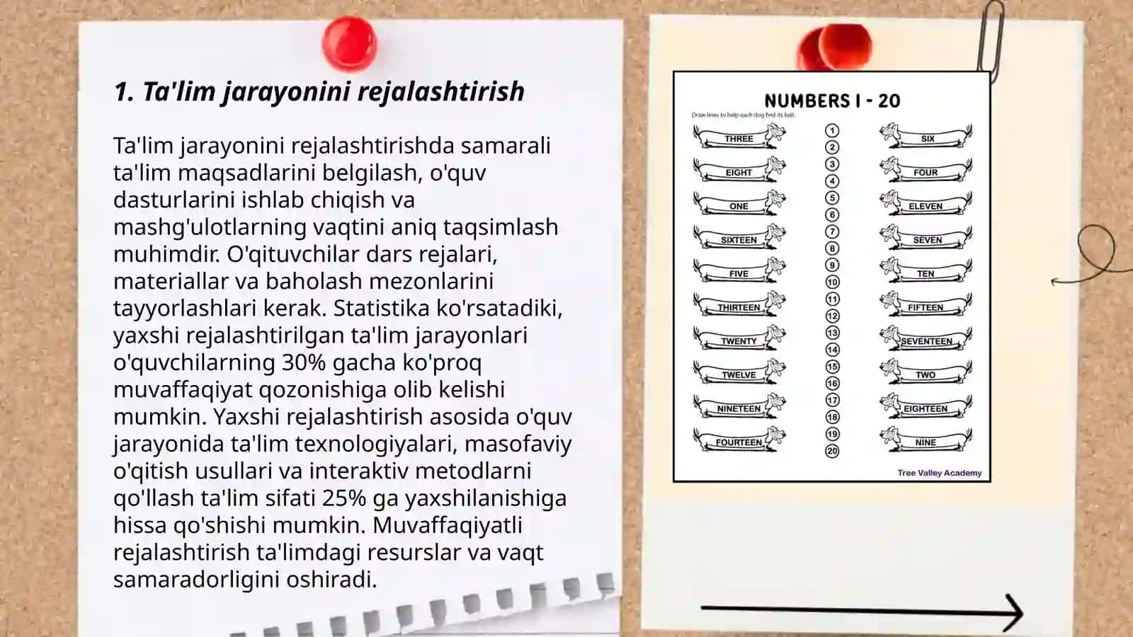 Ta'lim jarayonini rejalashtirish 3