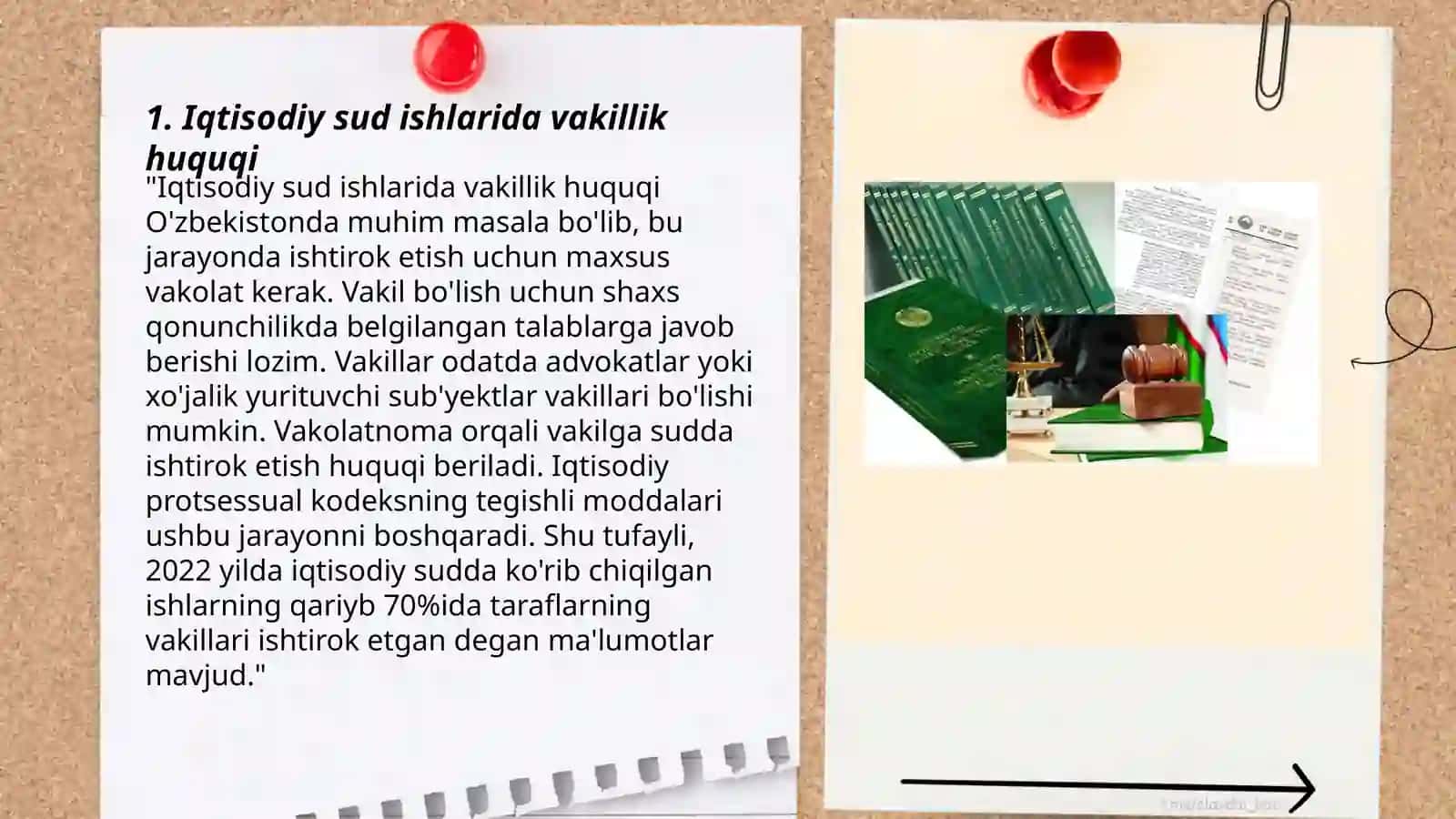Iqtisodiy sud ishlarida vakillik huquqi 3