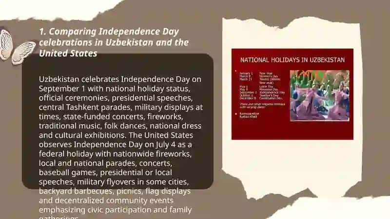 Independence Day Celebrations in Uzbekistan and the United States 3