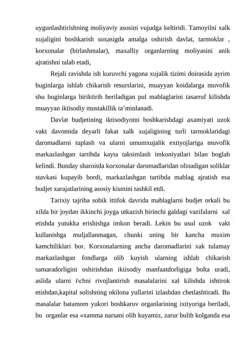 DAVLAT BYUDJETINING IJROSI VA UNING IQTISODIY TAHLILI 3