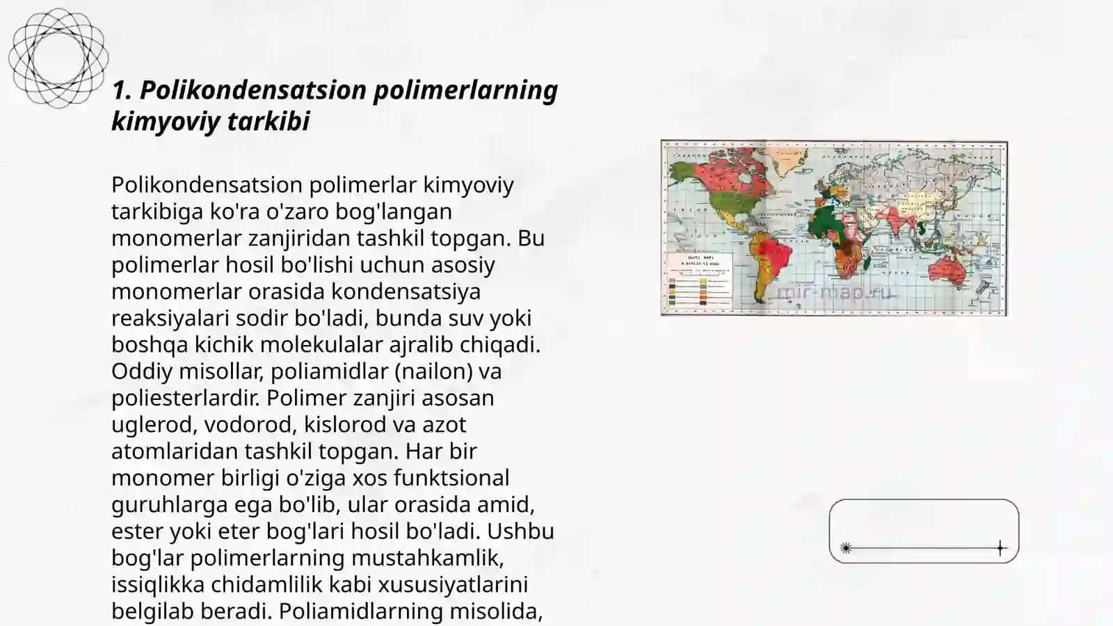 Polikondensatsion palimerlar ishlab chiqarish jarayonining nazariy asoslari 3