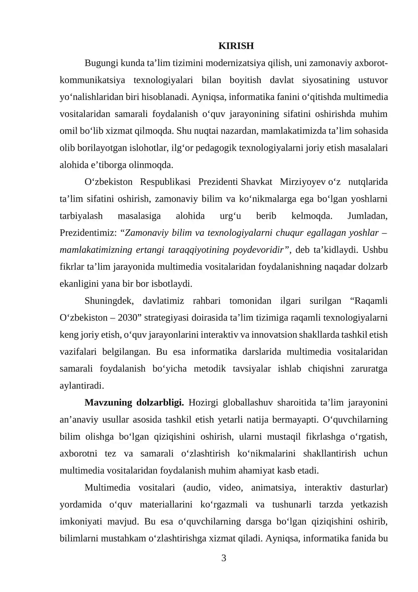 Darslarda multimedia vositalaridan samarali foydalanish bo‘yicha metodik tavsiyalar 3