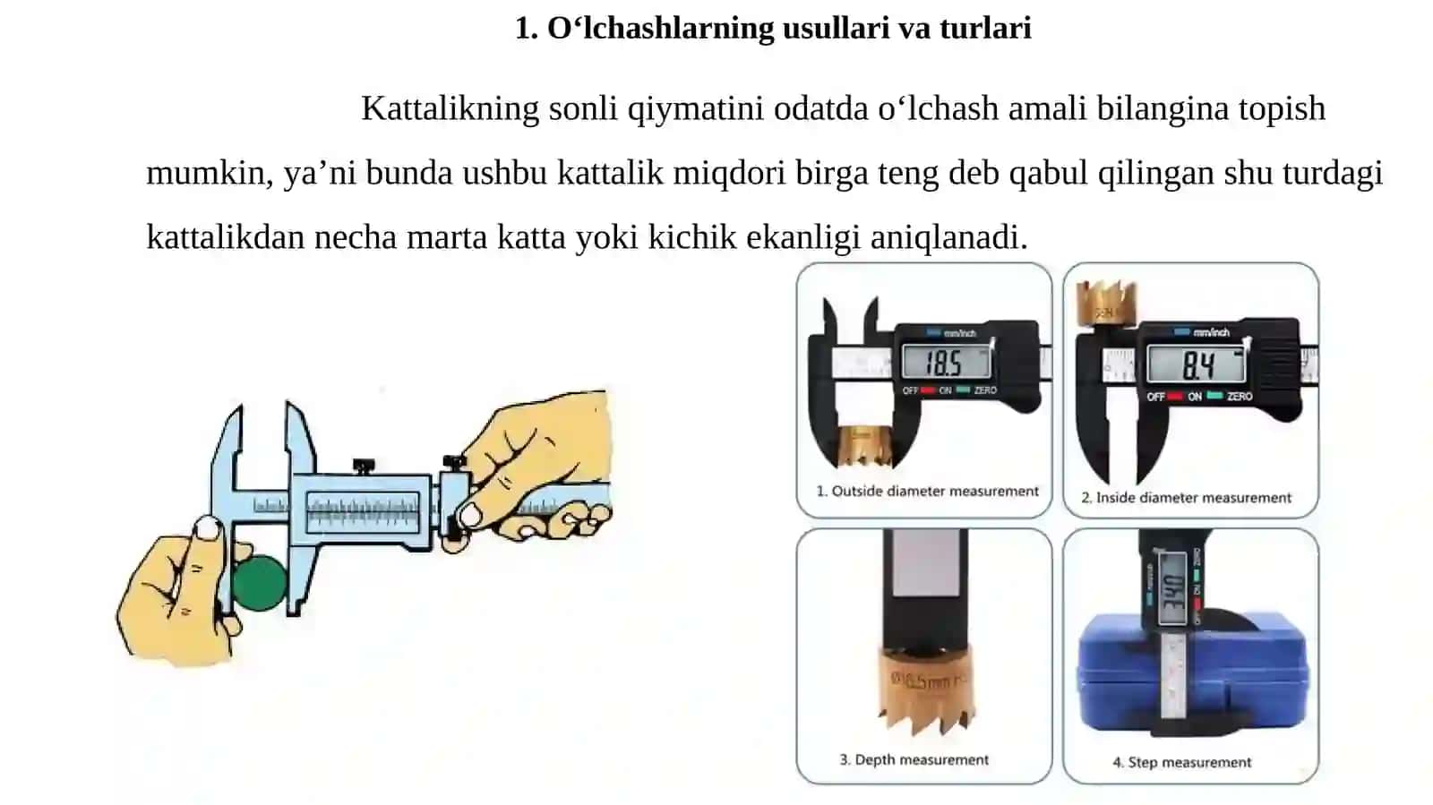 O‘lchash vositalarining turlari va usullari 3